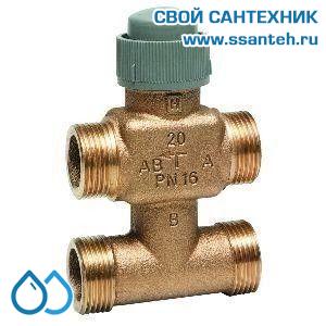 10202 Honeywell, V5833C1140 Клапан трехходовой с байпасом регулирующий резьбовой, PN16, DN20, Kvs 2.5, 6.5мм, 2…120 °C