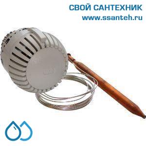 10456 Honeywell T750120 Термоголовка с выносным термобаллоном, +20...+70°С, M30 x 1.5, 11,5 мм, белый, капиляр 2м