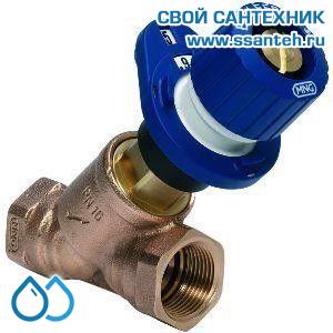 12539 Honeywell, V5010Y0025 Клапан запорно-балансировочный, 1", ВР, Kvs 6,8м3, синий