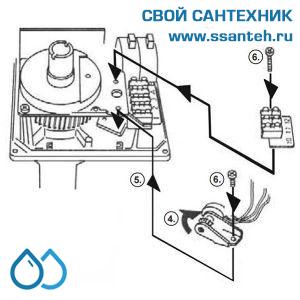 14270 HONEYWELL, 43191679-007 Потенциометр обратной связи, 10кОм, для 20мм