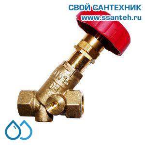 15138 HERZ 1411762 Клапан балансировочный для отопления без измерительных клапанов, DN20, 3/4", PN20, Kvs 6,12 м3/час, 130°С, Штремакс-R