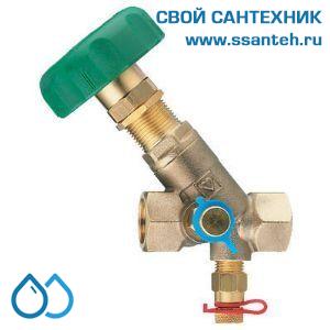 16684 HERZ 2411753 Клапан балансировочный для питьевого водоснабжения, DN25, 1" Rp, PN20, Kvs 10,40 м3/час, 85°С, V, Stromax-MW