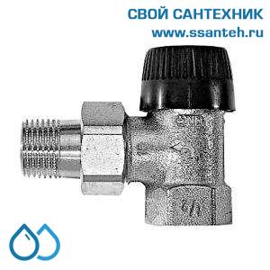 17987 Honeywell V2020EBB15 Клапан термостатический радиаторный угловой, 1/2", Kvs 0.62, Ру 10, 130 С, NF размер