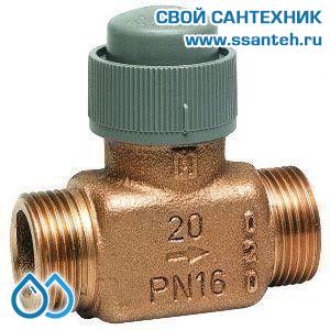 23462 Honeywell, VDE20B2.5M Клапан двухходовой (проходной) регулирующий резьбовой, PN16, DN20, Kvs 2.5, 6.5мм, 2…120 °C