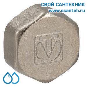 00815 Заглушка резьбовая латунная 3/4 ВР