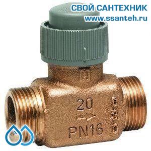 09986 Honeywell, V5832A1053 Клапан двухходовой (проходной) регулирующий резьбовой, PN16, DN15, Kvs 1.6, 6.5мм, 2…120 °C